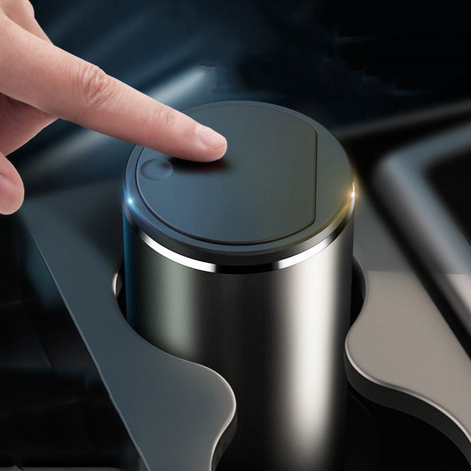 Elegant Mini Matte Car Trash Can - Image 0