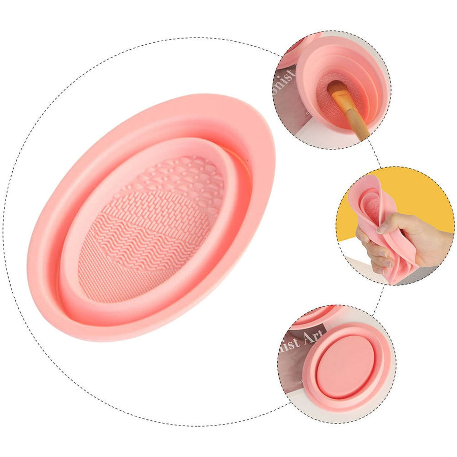 Foldable Makeup Brush Cleaning Bowl - Image 5