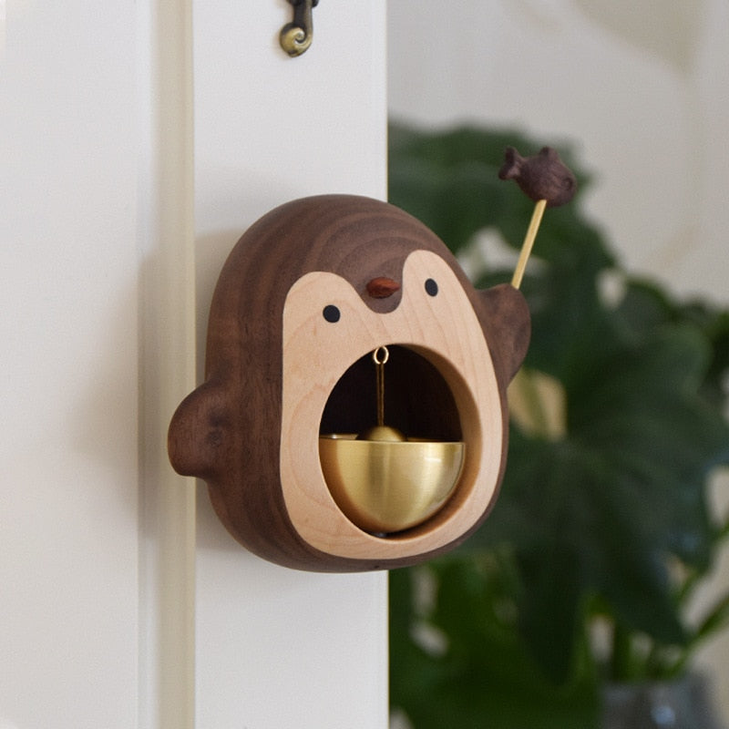 Solid Wood Cute Hanging Door Bell - Image 0