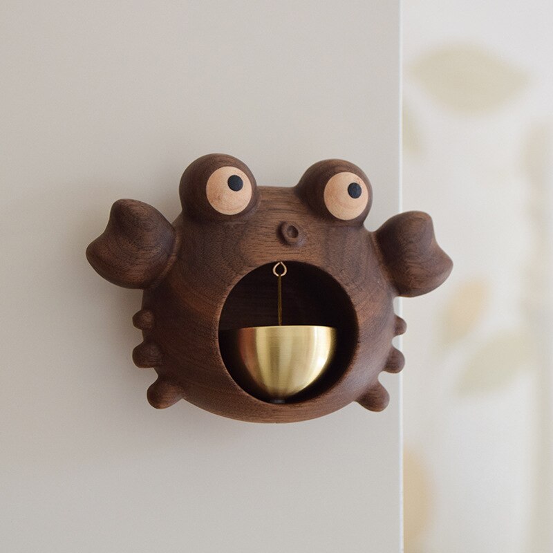 Solid Wood Cute Hanging Door Bell - Image 1