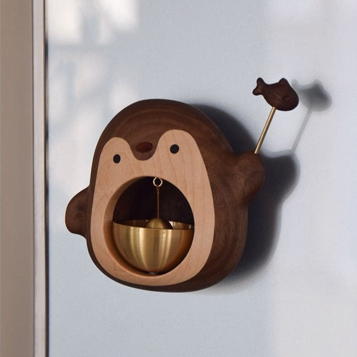 Solid Wood Cute Hanging Door Bell