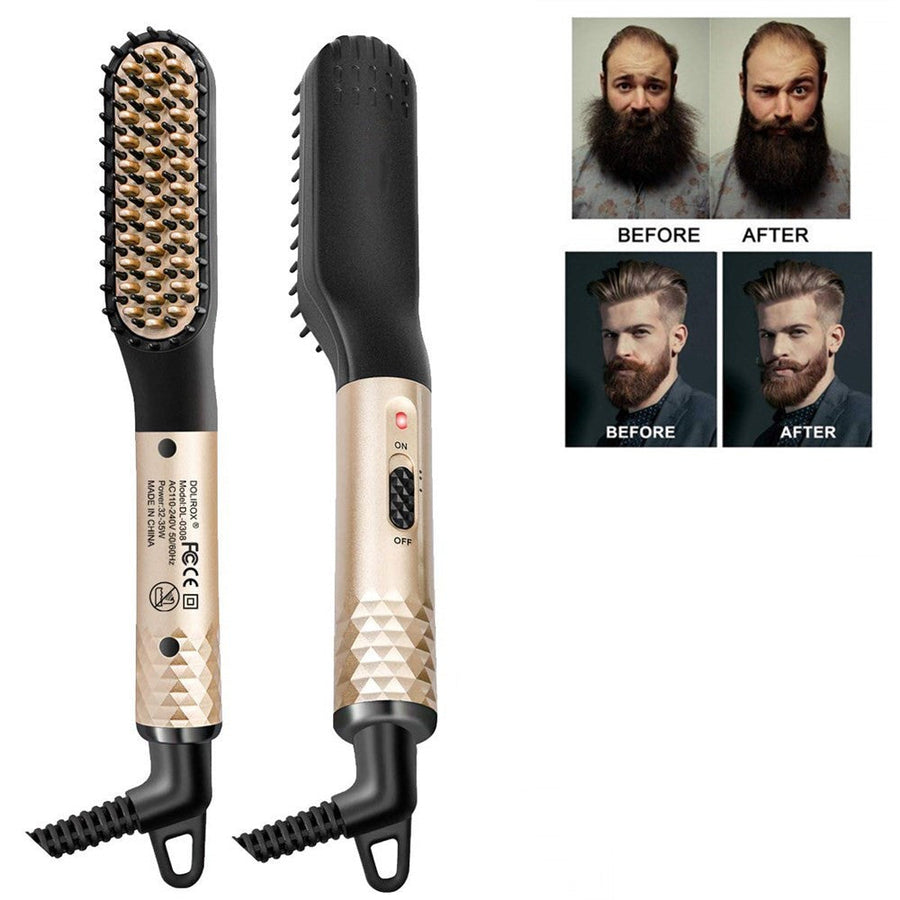 Multifunctional Electric Beard Straightener Brush - Image 0