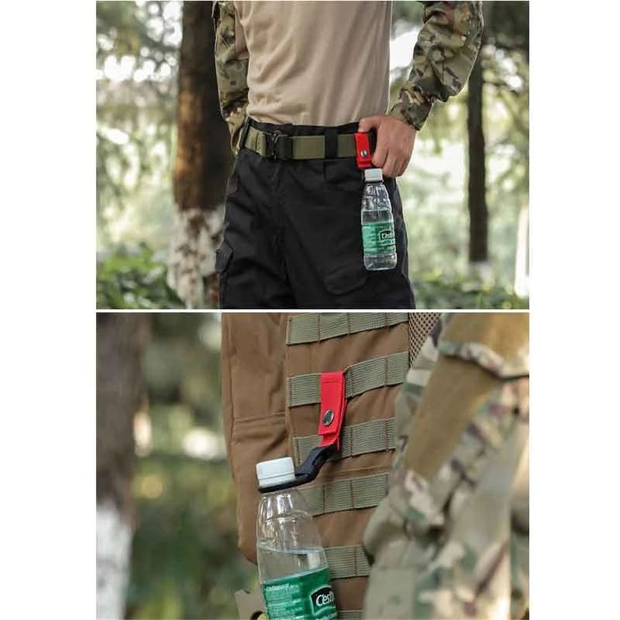 Military Style Belt Keychain Bottle Hook - Image 1