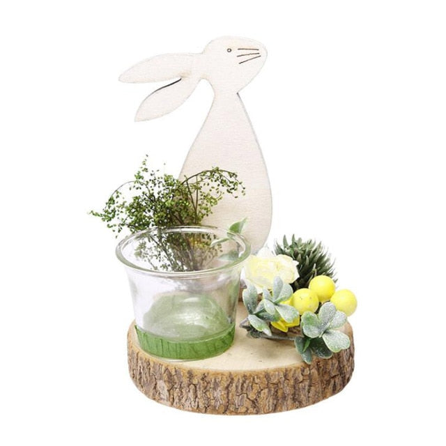 Easter Bunny Nordic Candle Holder Rabbit