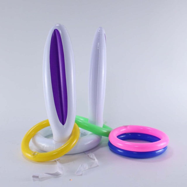 Inflatable Easter Bunny Ears Ring Game Toy - Image 4