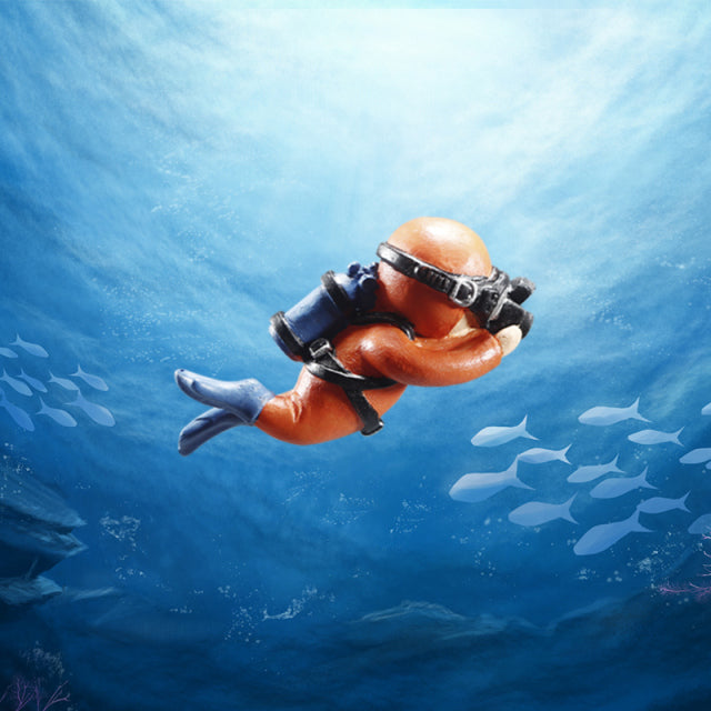 Aquarium Floating Diver Ornament - Image 4