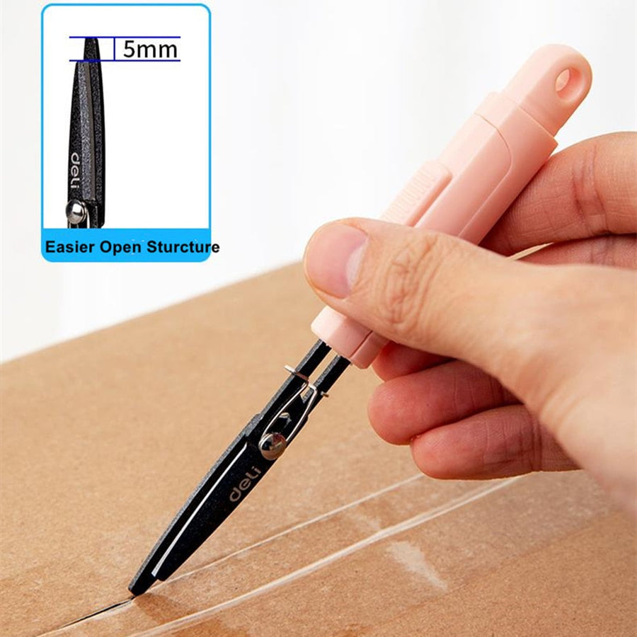 Foldable Mini Safe Paper Cutter Scissor - Image 2