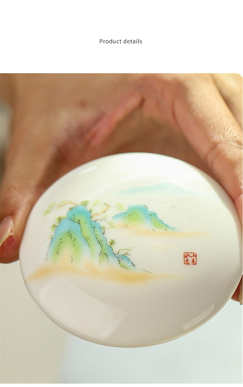 Creative Separated Tea Filter Ceramic Cup Set - Image 10