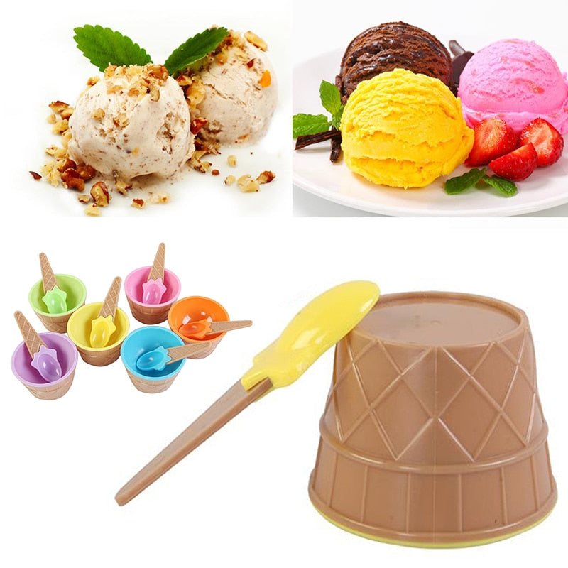 Candy Melting Ice Cream Bowl Set