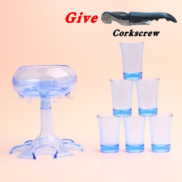 Elegant Glass Party Drink Dispenser Game Set - Image 4