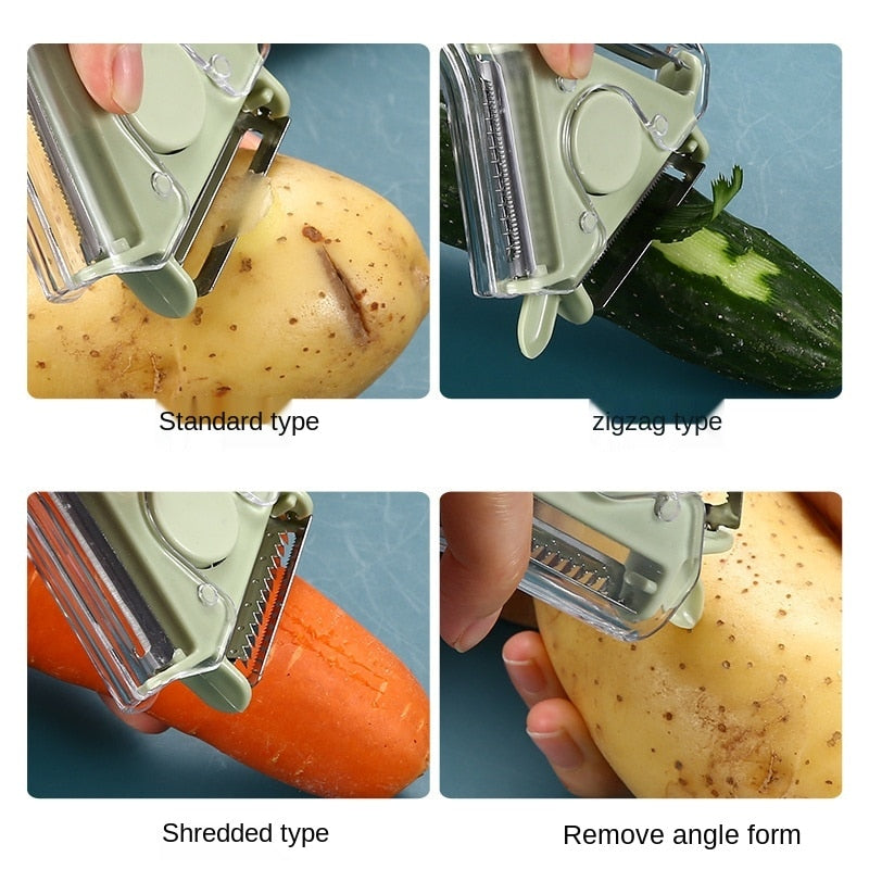 Magic Multi-Blade Triangle Vegetable Peeler - Image 3