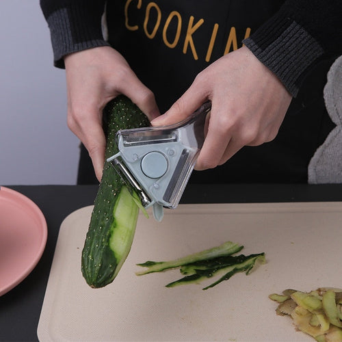 Magic Multi-Blade Triangle Vegetable Peeler - Image 0