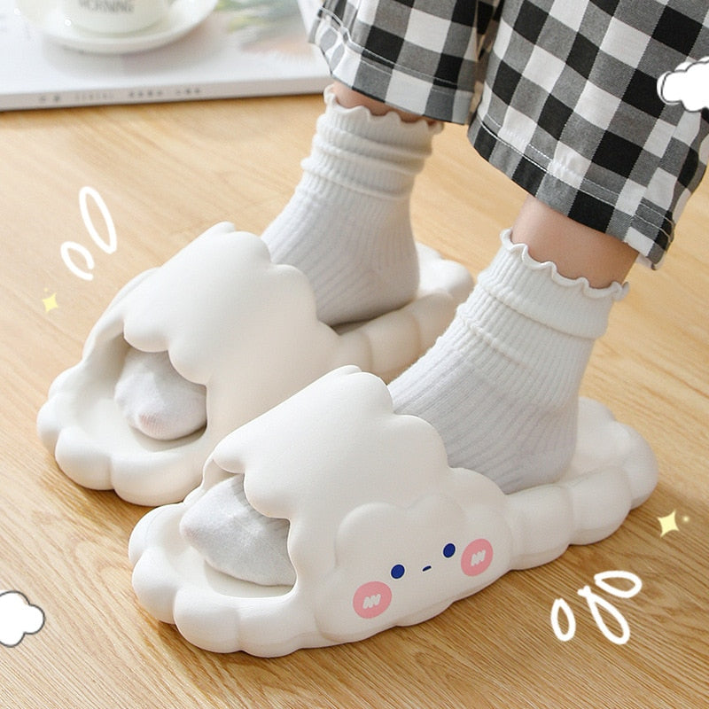 Cute Thick Foam Cloud Slippers - Image 0