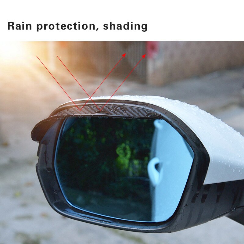 2pcs Car Rear View Mirror Rain Protector - Image 2