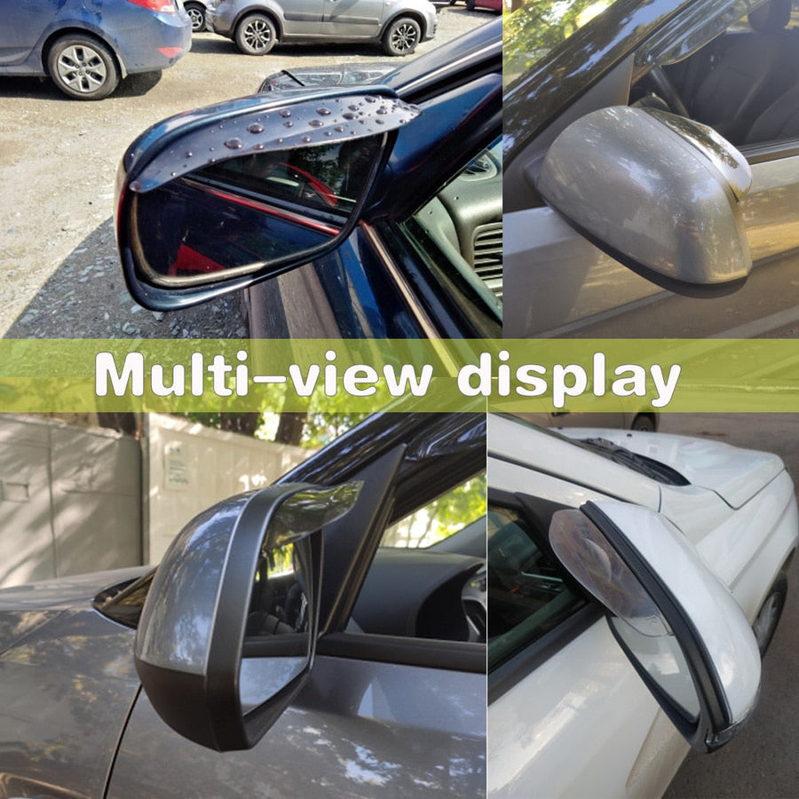 2pcs Car Rear View Mirror Rain Protector - Image 4
