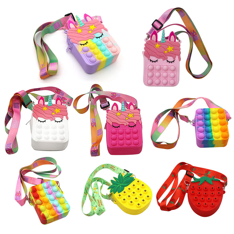 Anti-Stress Pop-it Bubble Silicone Bag - Image 4