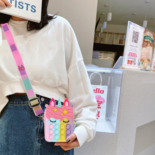 Anti-Stress Pop-it Bubble Silicone Bag - Image 0