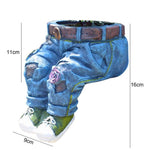 Garden Jean Pants Resin Flower Pot