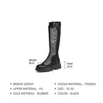 Hollow Out Mesh Thick Casual Women Boots