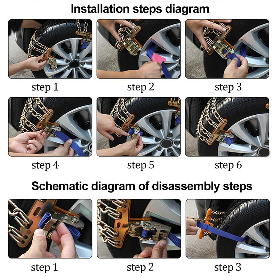 Wear-Resistant Anti Skid Car Tire Snow Chain - Image 4