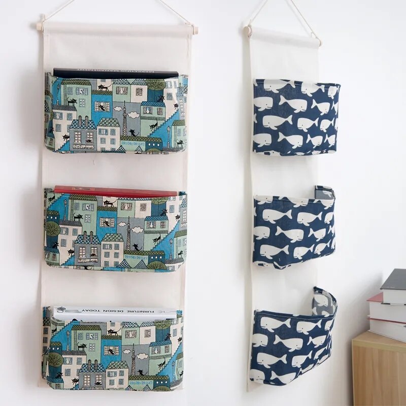 Japanese Style Wall Hanging Organizer