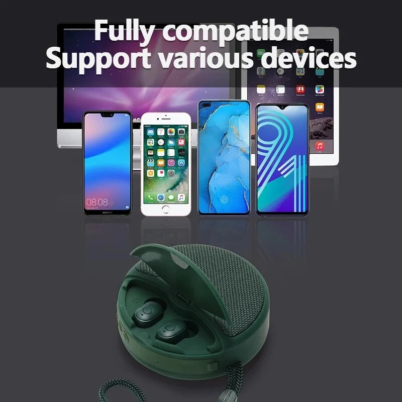 2in1 Earphone Bluetooth Speaker - Image 3