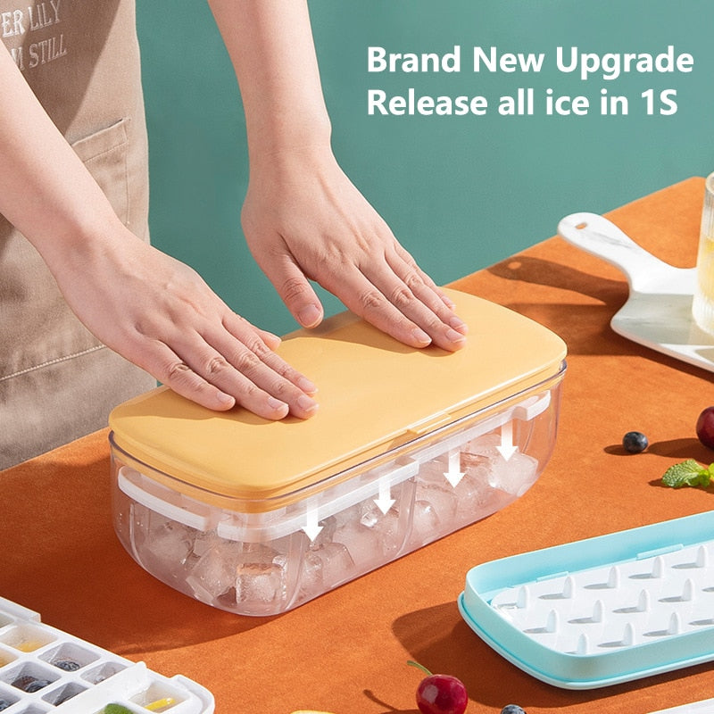 Double Layer Lazy Ice Maker Storage Box - Image 2