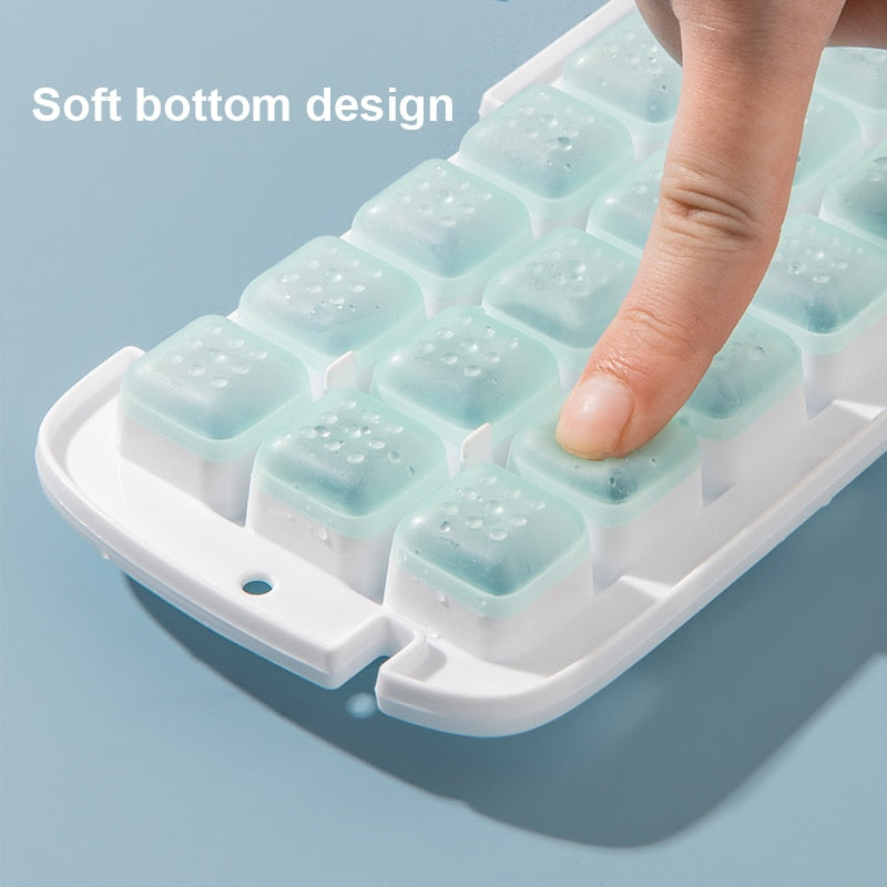 Double Layer Lazy Ice Maker Storage Box