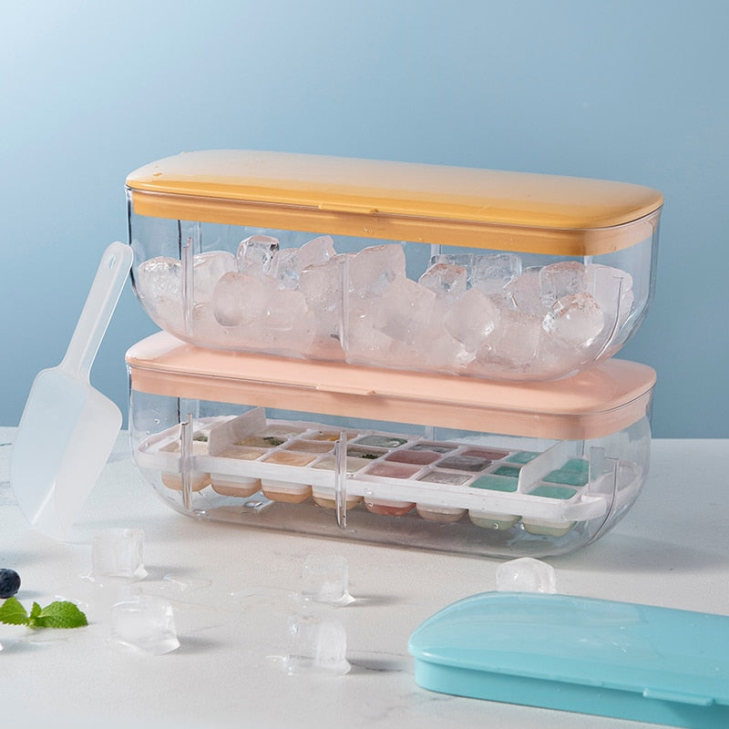 Double Layer Lazy Ice Maker Storage Box - Image 4
