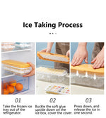 Double Layer Lazy Ice Maker Storage Box