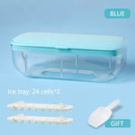 Double Layer Lazy Ice Maker Storage Box