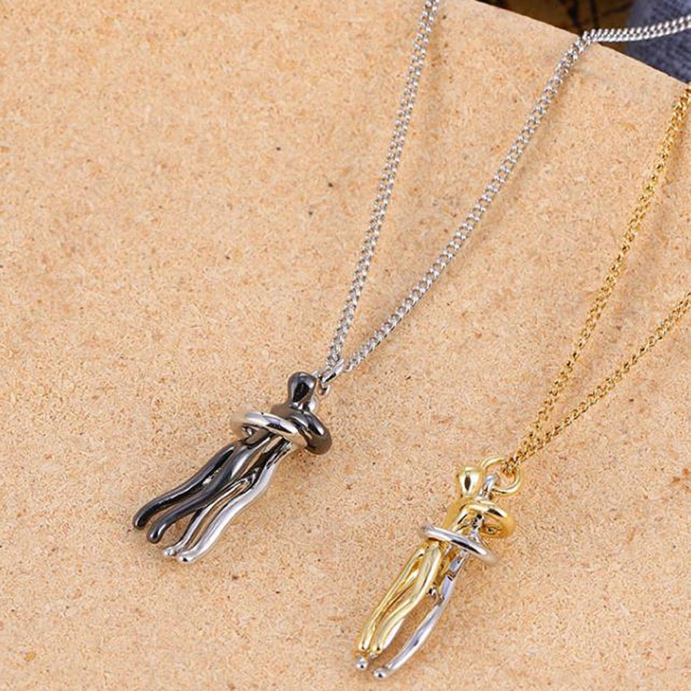 Forever Hug Couples Necklace