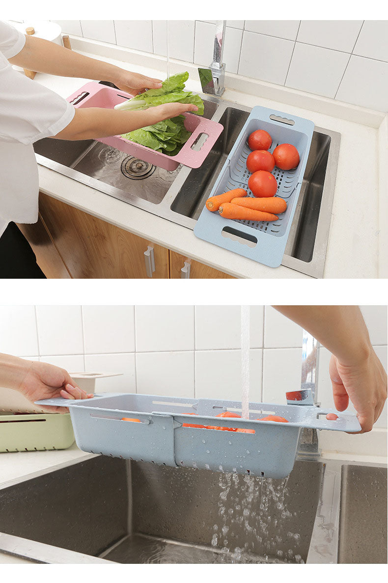 Adjustable Telescopic Fruit Sink Basket - Image 6