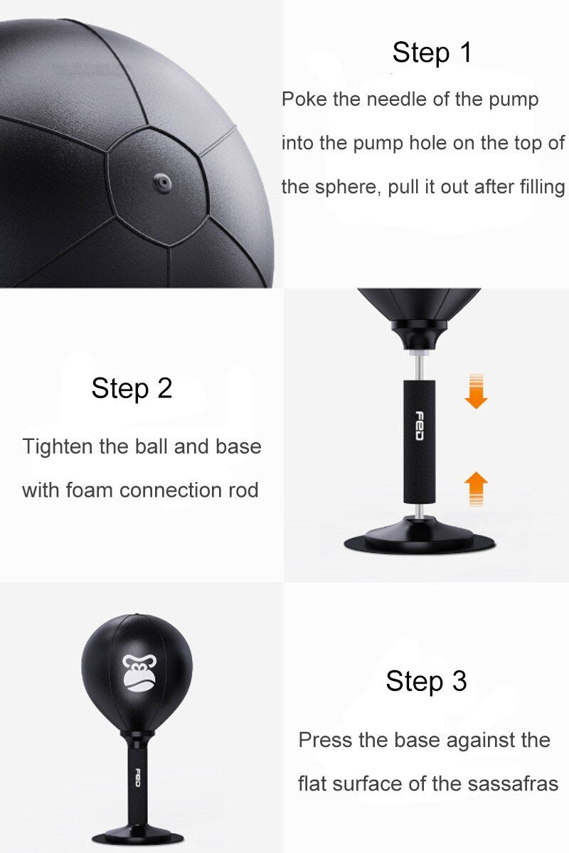 Strong Suction Desktop Boxing Ball