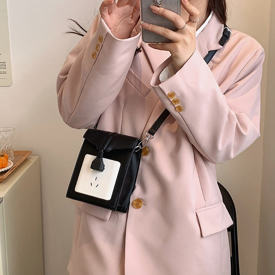 Creative Socket Plug Shoulder Women Bags - Image 6
