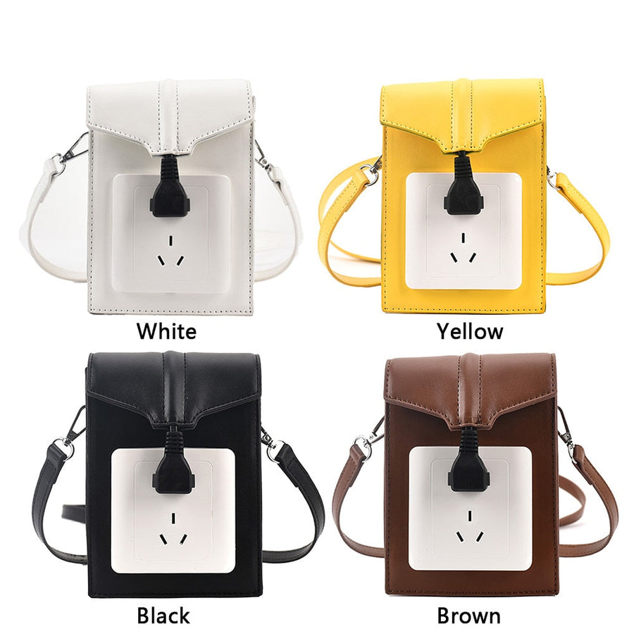 Creative Socket Plug Shoulder Women Bags - Image 8