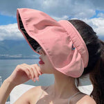 Multifunctional Foldable Shell Headband Beach Hat