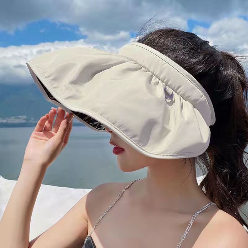 Multifunctional Foldable Shell Headband Beach Hat - Image 8