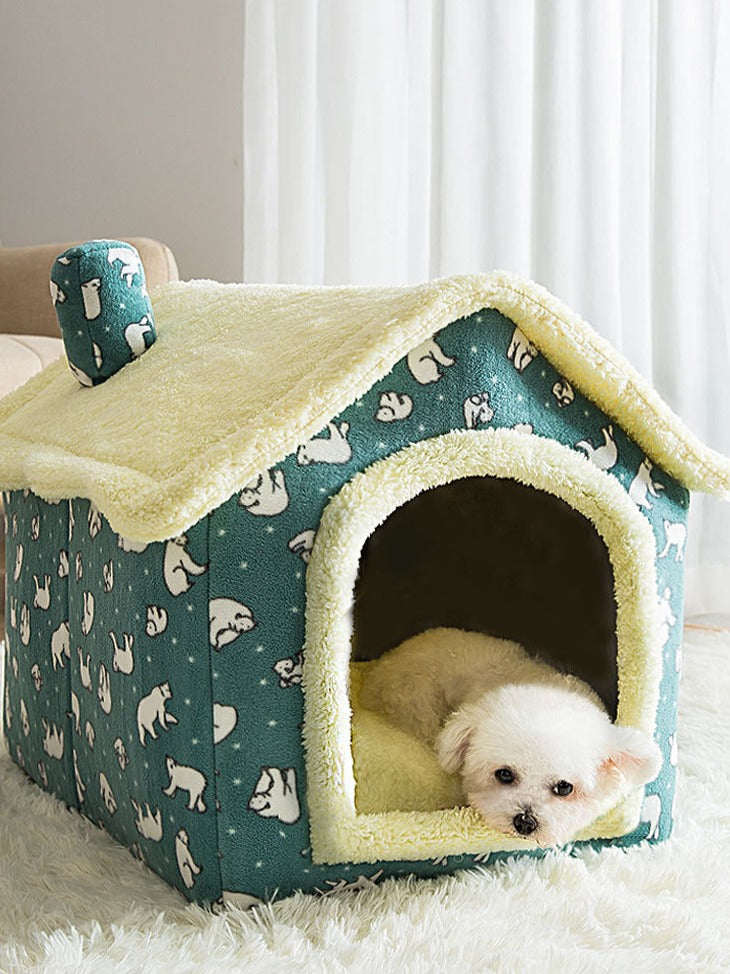 Breathable Cozy Warm Plush Pet House - Image 7