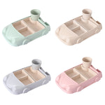 Baby Bamboo Car Shape Food Containers