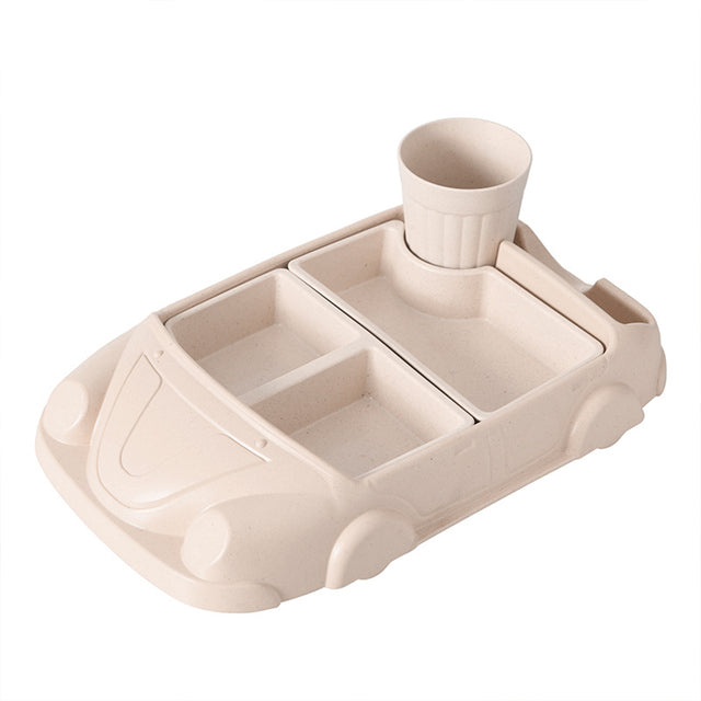 Baby Bamboo Car Shape Food Containers - Image 2