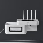 Wall-Mounted Wifi Cable Socket Storage Organizer Box