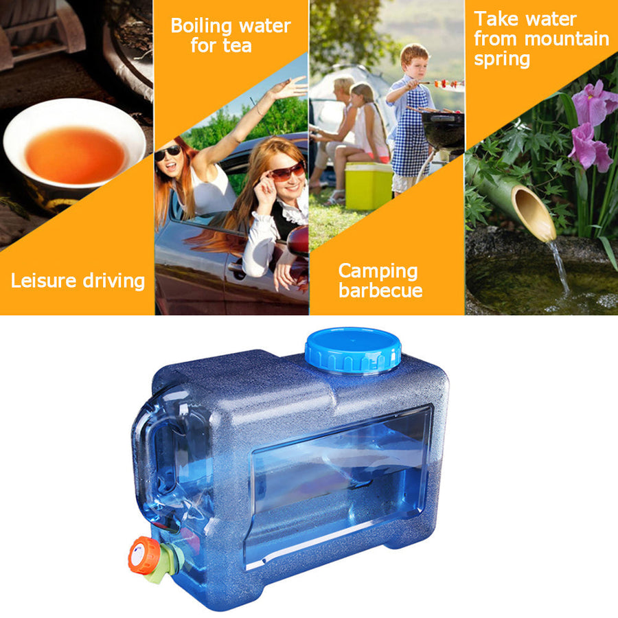 Portable Travel Camping Water Container with Faucet - Image 3