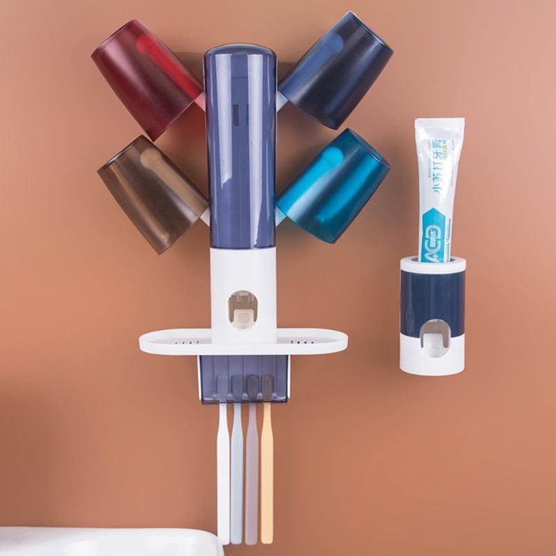 Wall-Mounted Automatic Toothpaste Dispenser Rack - Image 0
