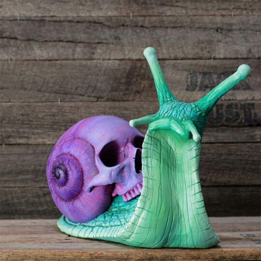 Horror Snail Miniature Sculpture - Image 1