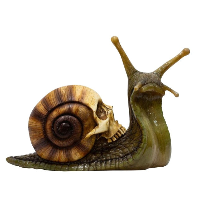 Horror Snail Miniature Sculpture