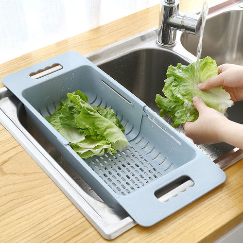 Adjustable Telescopic Fruit Sink Basket - Image 0
