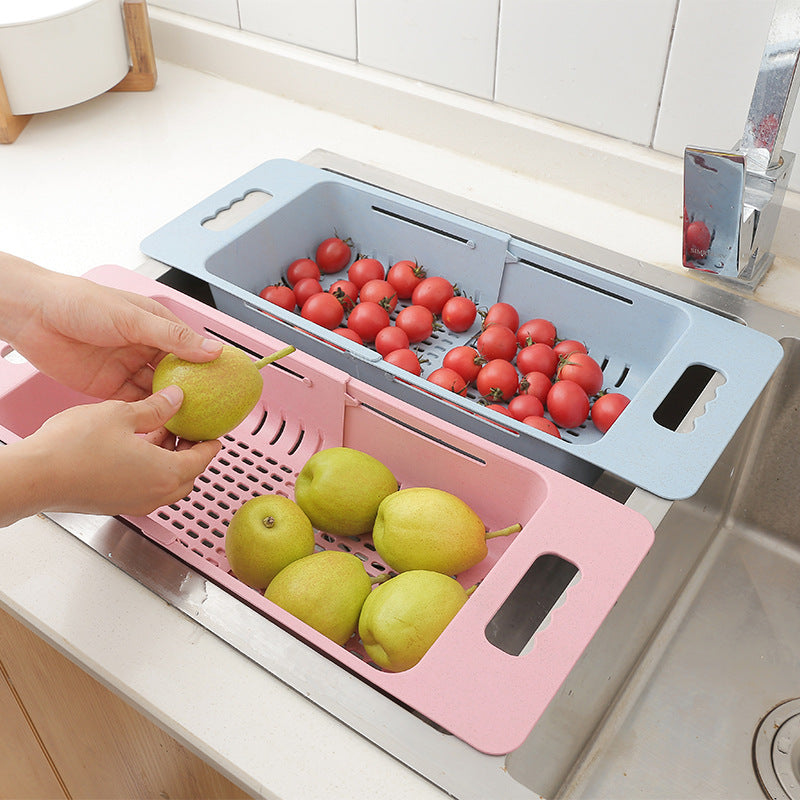 Adjustable Telescopic Fruit Sink Basket - Image 2