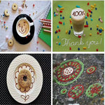 Coffee Art Granule Pen