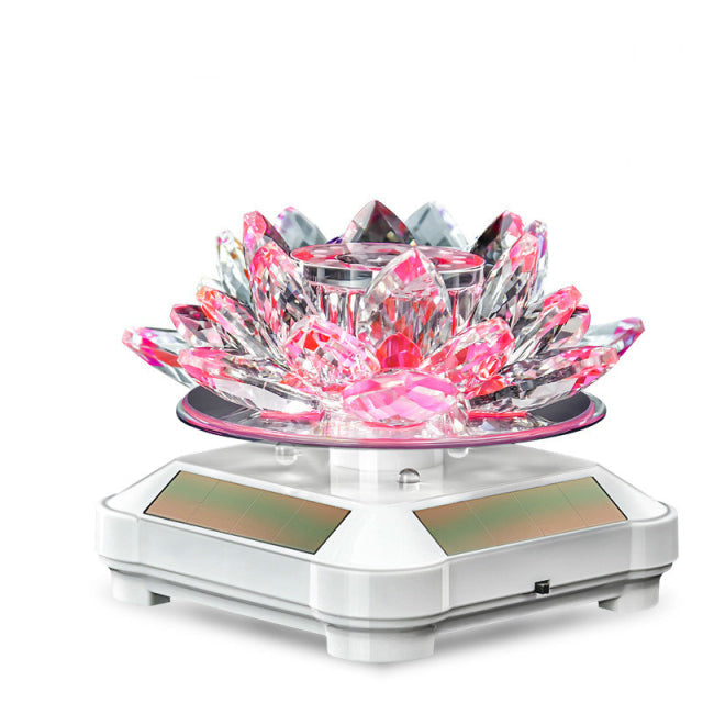 Solar Lotus Crystal Car Freshener - Image 2